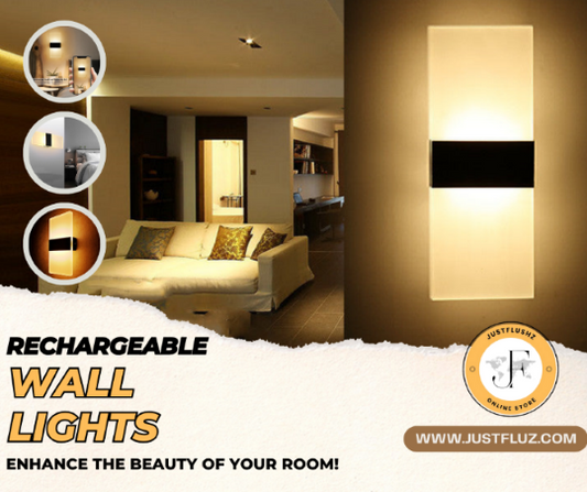 USB Rechargeable Wall Lights Home Indoor Motion Sensor Lighting Bedroom Bedside Lamp Corridor Stairway Décor Lights Wall Lamp