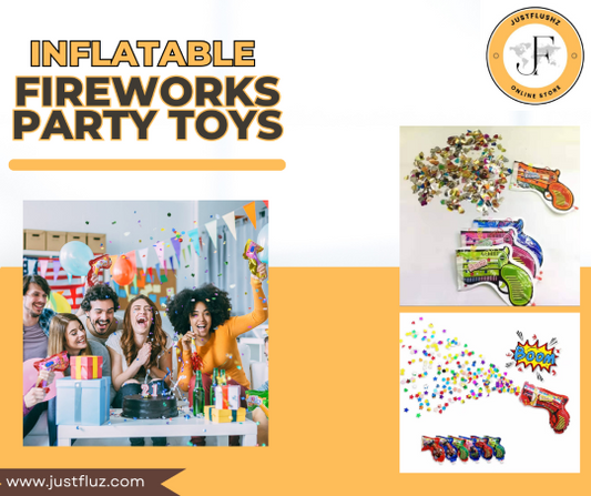 Automatic Inflatable Spray Balloon Hand Held Salute Fireworks Party Toys Confetti Holiday Atmosphere Birthday Wedding Balloon