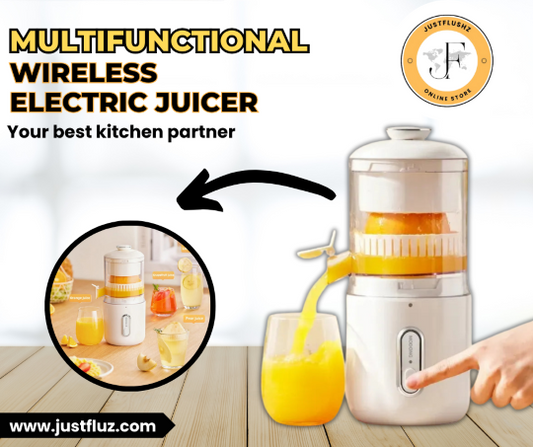 Multifunctional Wireless Electric Juicer Steel Orange Lemon Blender USB Portable Mini Fruit Squeezer Pressure Juicer Kitchen
