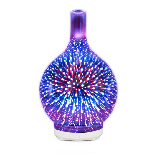 Vase Shaped Humidifier | Glass Colorful Vase Humidifier | Just Flushz