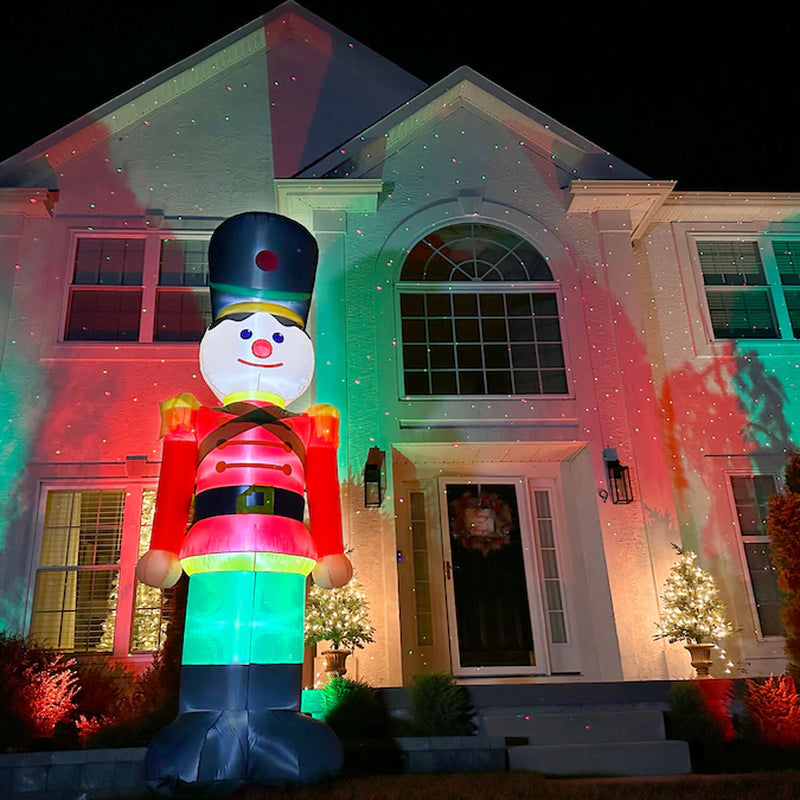 12-Ft Lighted Nutcracker Christmas Inflatable