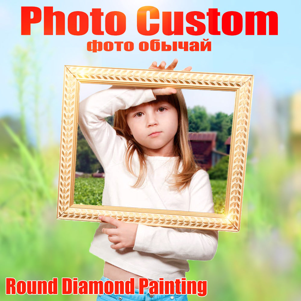 Photo Custom Diamond Painting Embroidery Rhinestones 5D Crossstitch Diy