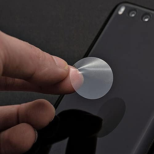 1 inch 1000 Pcs Transparent Circle Package Seals Stickers for Mailing Envelope Seals, Misofuki Clear Round Wafer Seal Labels Envelope Tab Sealer and Retail Package Self Adhesive Seal Label Sticker