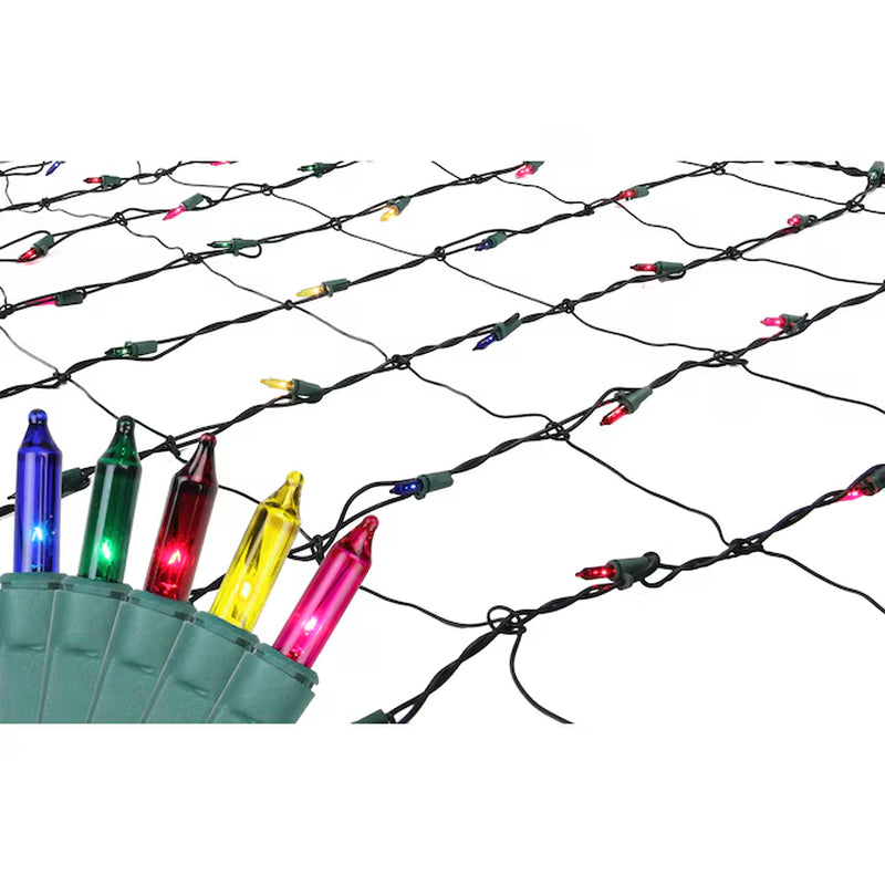 150 4-Ft X 6-Ft Constant Multicolor Christmas Net Lights