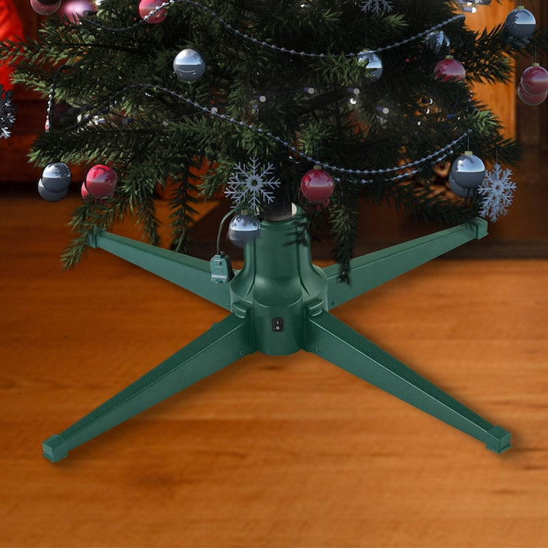 14.3-In Metal Rotating 7.5-Ft Tree Stand