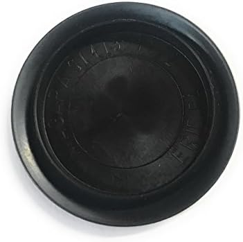 1 1/2" 1.5 inch Flush Mount Black Plastic Body and Sheet Metal Hole Plug Qty 10