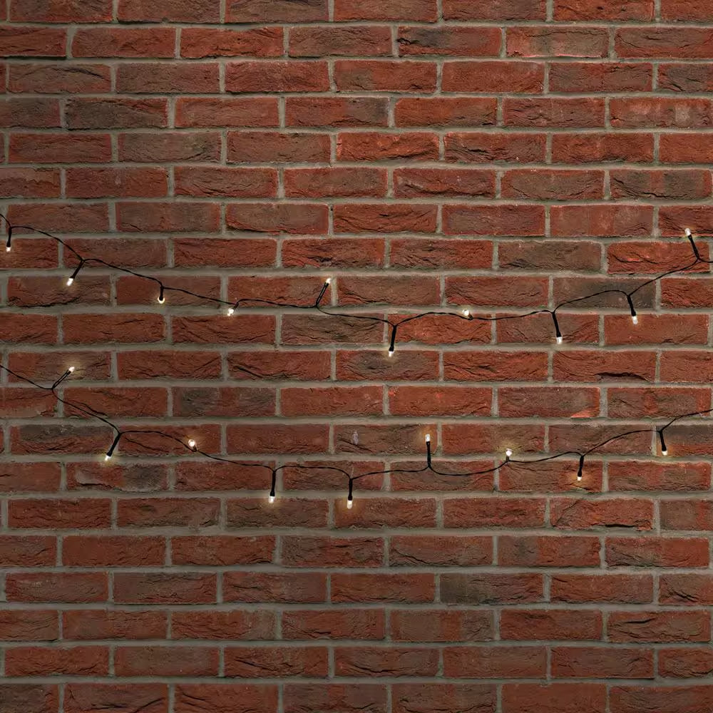 33 Ft. 100-Light White Solar String