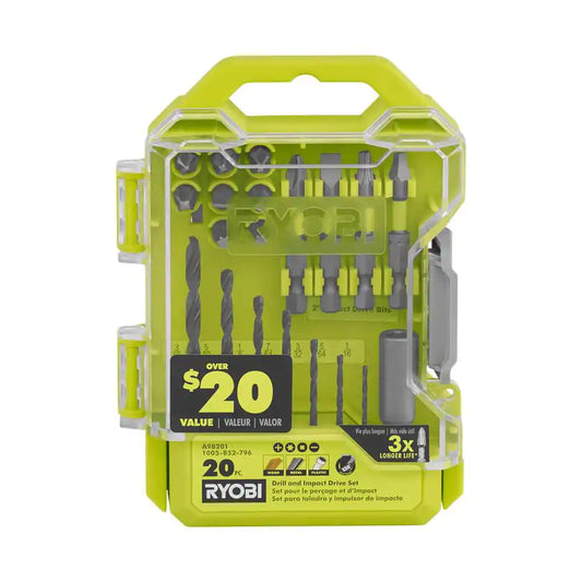 20-Piece Drill and Impact Driver Kit