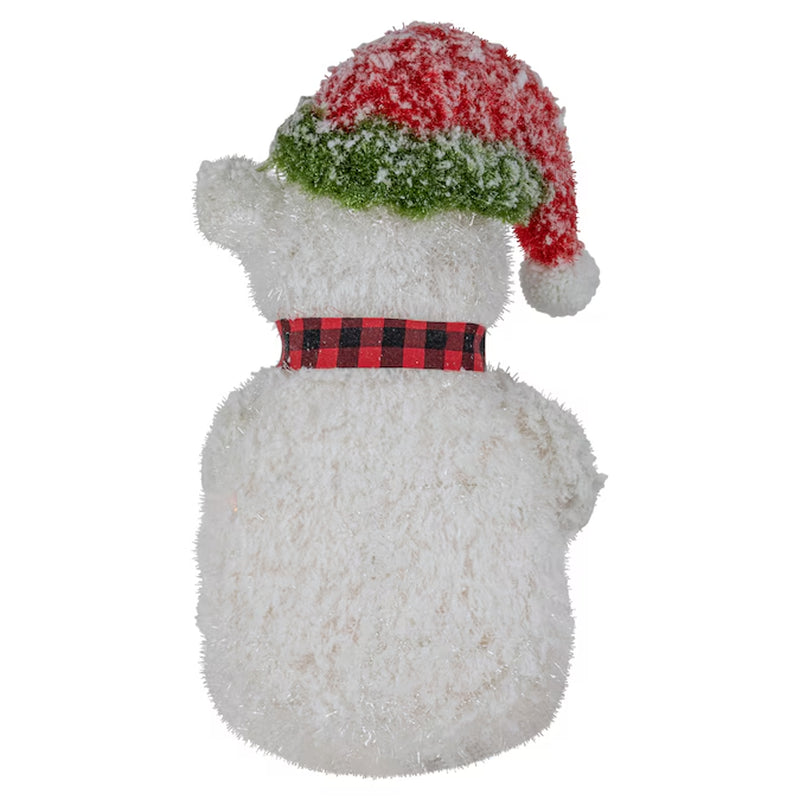 21-In Polar Bear Free Standing Decoration with White Incandescent Lights