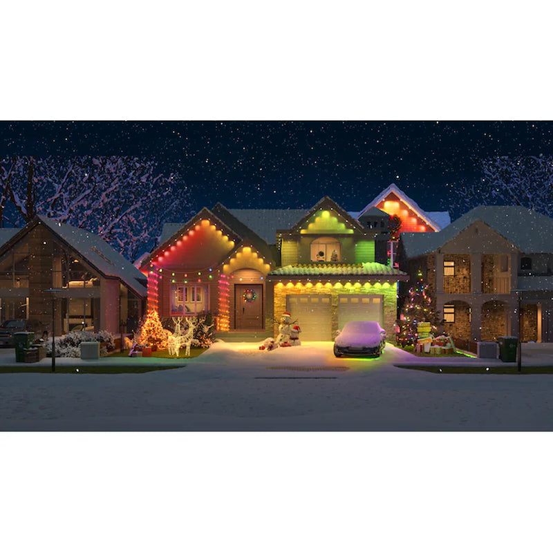 200-Count 62-Ft Multi-Function Multicolor LED Plug-In Christmas String Lights Timer