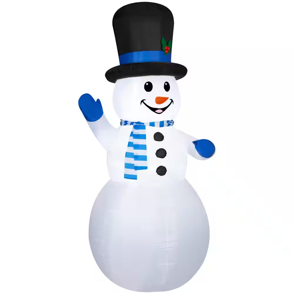 9 Ft. Giant-Sized LED Snowman Christmas Airblown Inflatable