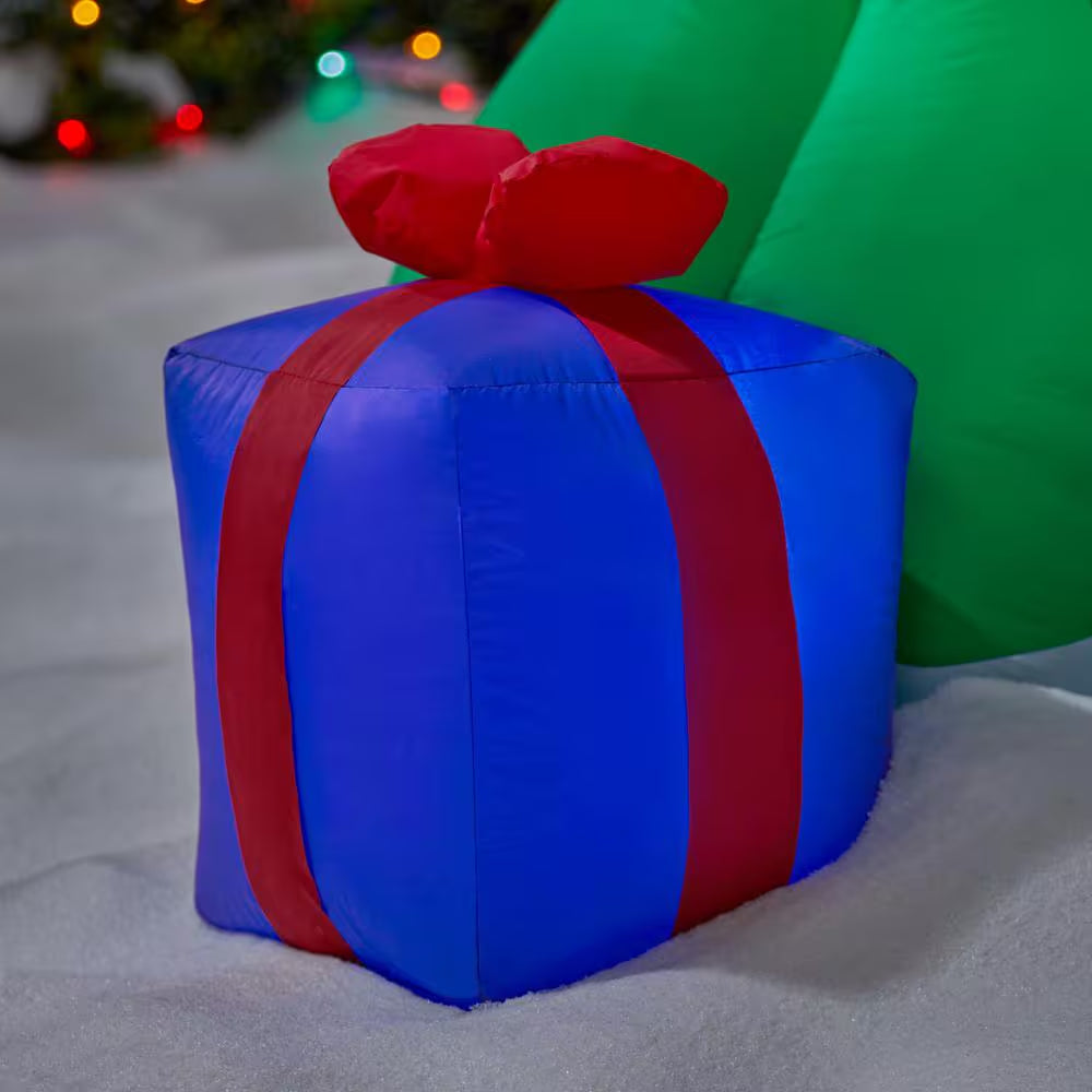 6.5 Ft. LED Tree with Gift Boxes Christmas Airblown Inflatable