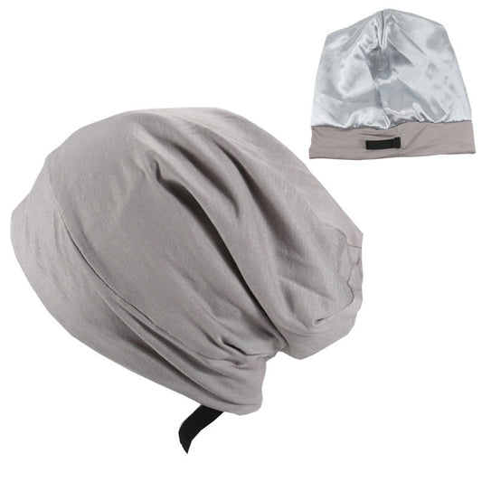 Spring And Autumn Adjustable Men's Satin Lined Hood