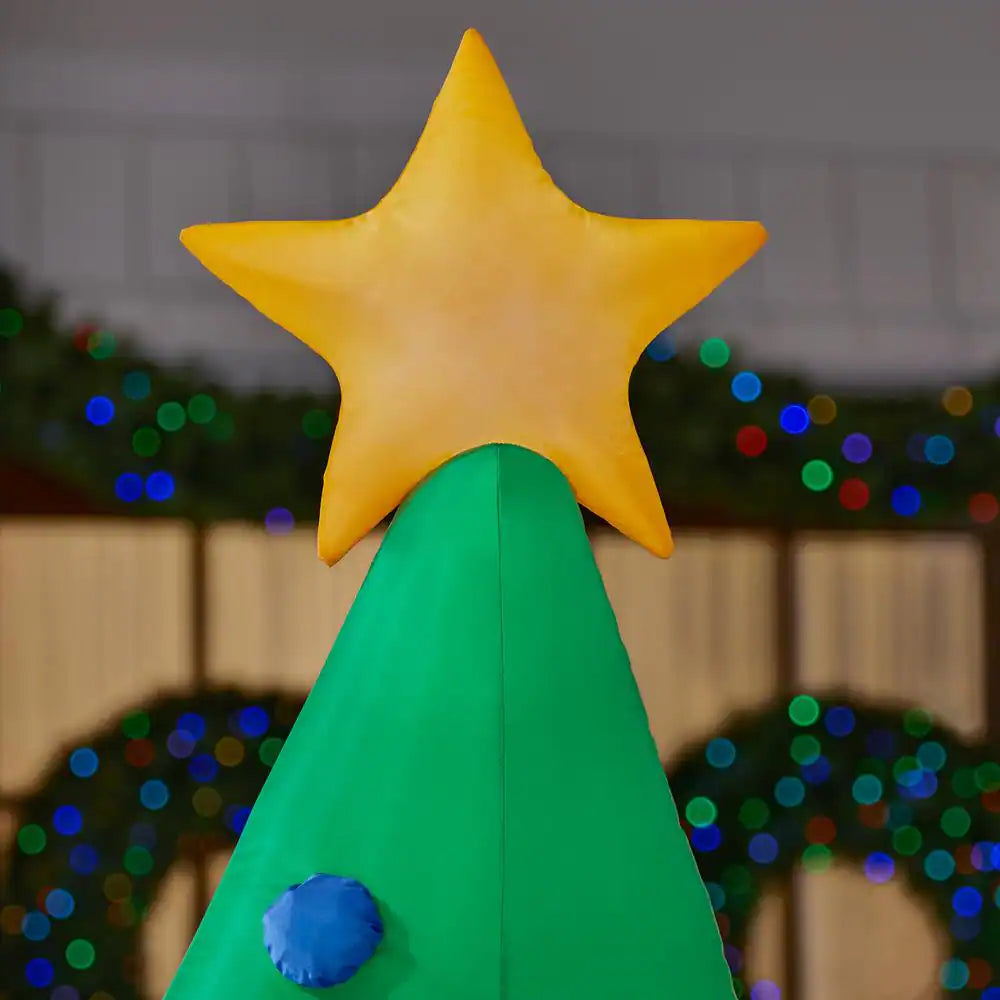 6.5 Ft. LED Tree with Gift Boxes Christmas Airblown Inflatable