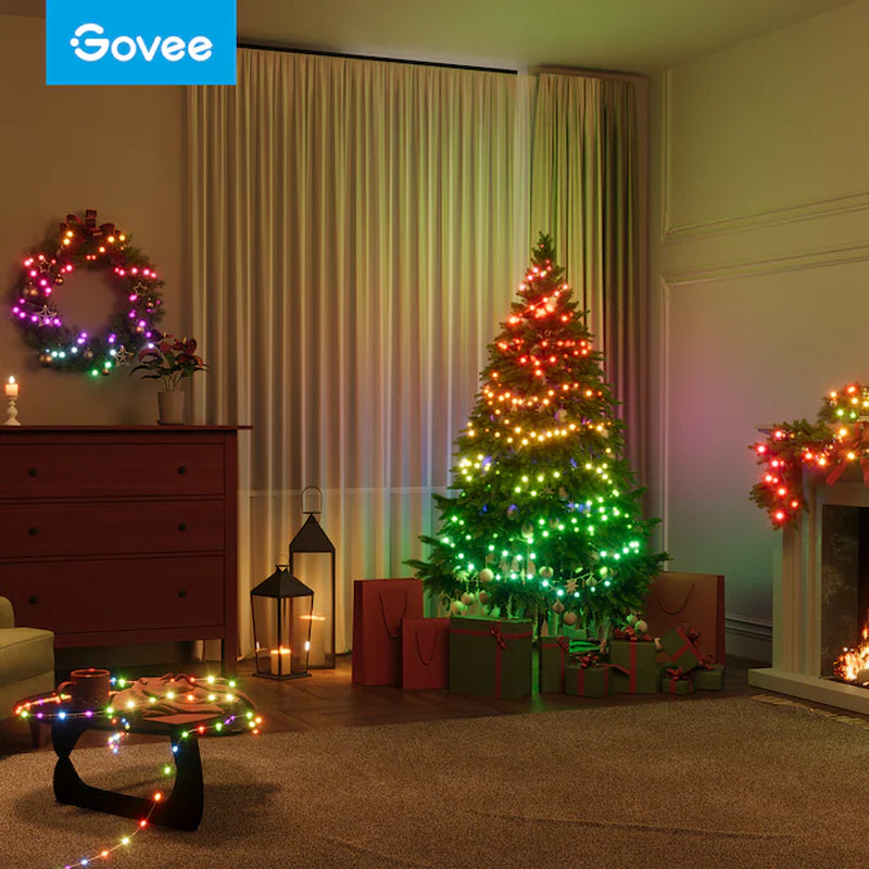 200-Count 62-Ft Multi-Function Multicolor LED Plug-In Christmas String Lights Timer