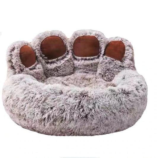 Fluffy Dog Bed Plush Kennel Accessories Pet Products Large Dogs Beds Bedding Sofa Basket Small Mat Cats Big Cushion Puppy Pets