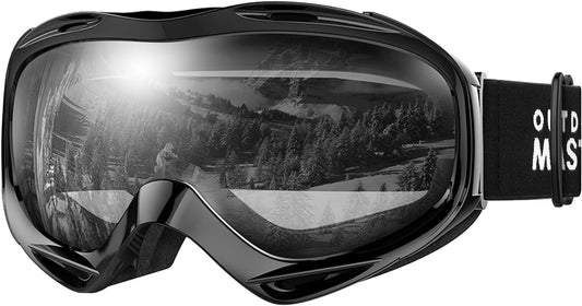 Outdoormaster OTG Ski Goggles - over Glasses Ski/Snowboard Goggles for Men, Women & Youth - 100% UV Protection
