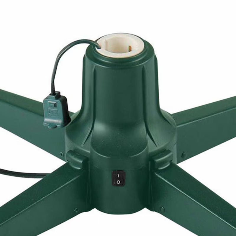 14.3-In Metal Rotating 7.5-Ft Tree Stand