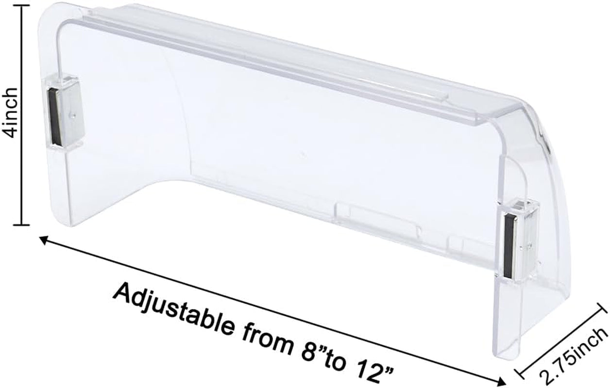 Unbreakable Air Deflector 8" to 12" Adjustable Heat and Air Vent Deflector Magnetic for Floor Registers, Also Work for Vents, Sidewall, and Ceiling Registers