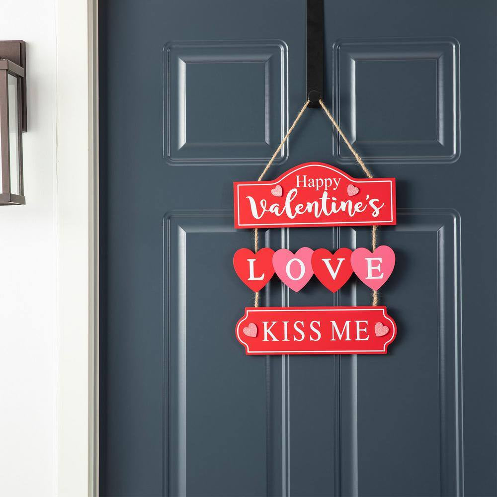 13.50 In. H Valentine'S Wooden LOVE Word Sign Door Hanger