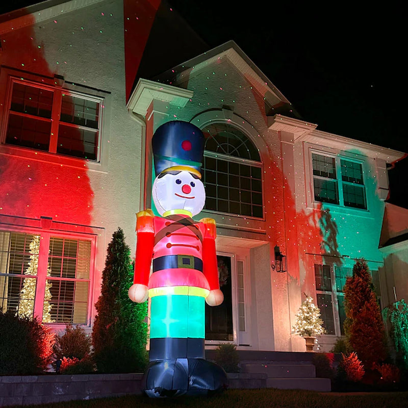 12-Ft Lighted Nutcracker Christmas Inflatable