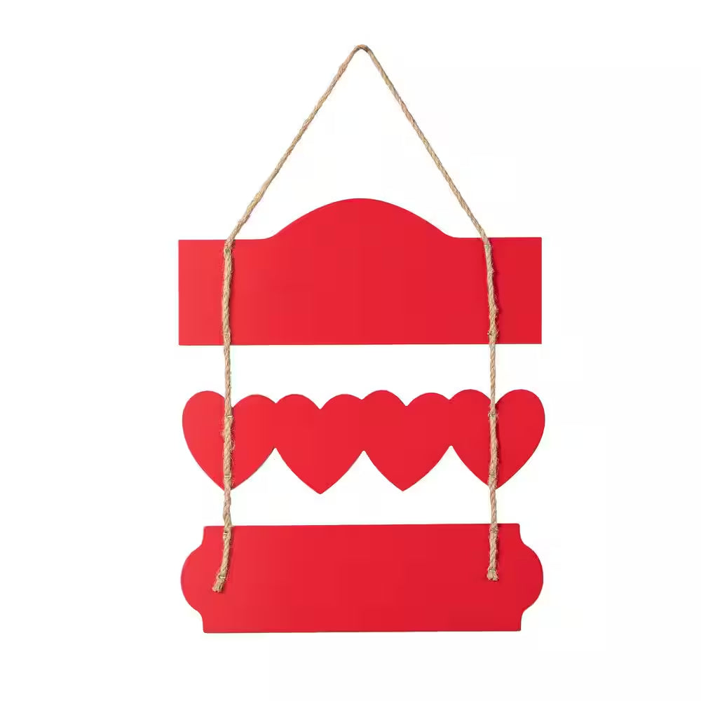 13.50 In. H Valentine'S Wooden LOVE Word Sign Door Hanger