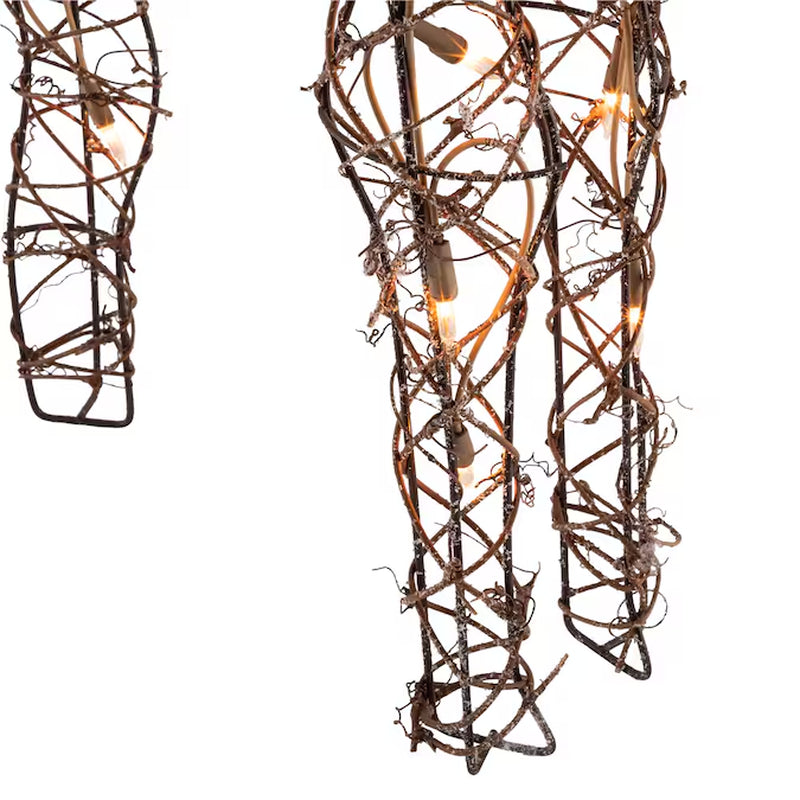 35-In Reindeer Free Standing Decoration with White Incandescent Lights