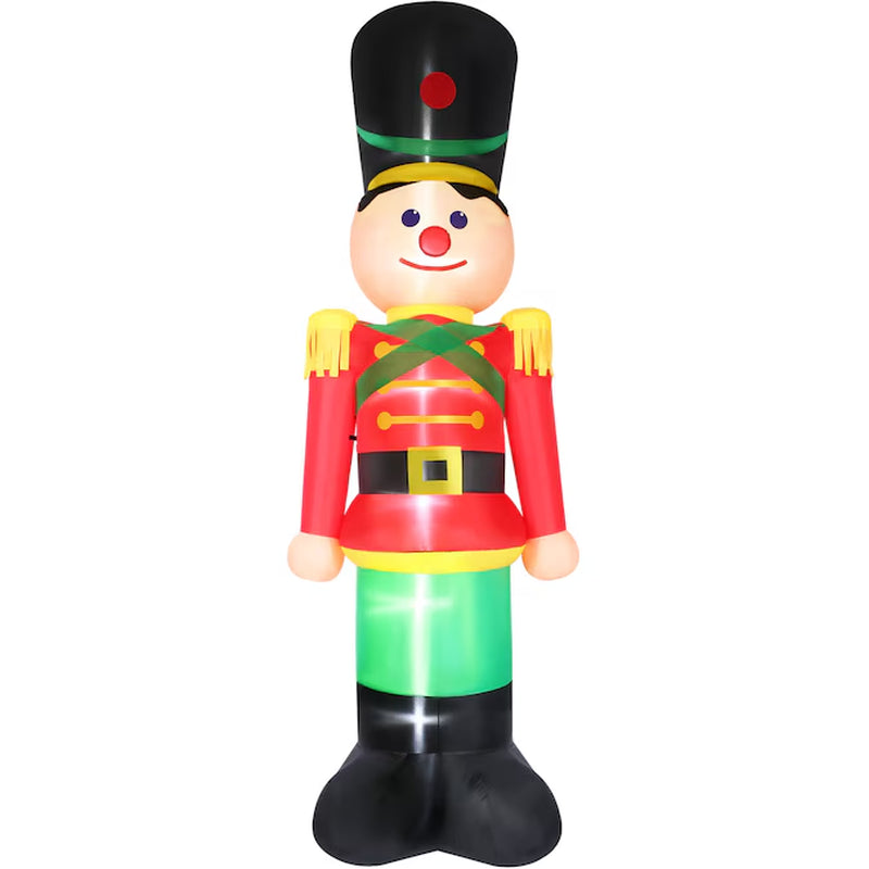 12-Ft Lighted Nutcracker Christmas Inflatable