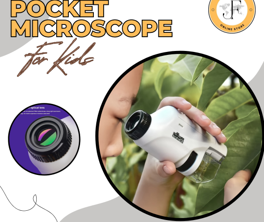 Pocket Microscope For Kids, Portable Handheld Mini Microscope Toy, Kids Microscope With LED Light 60X-120X Explore The Wonders Of Nature With This Portable Microscope Toy