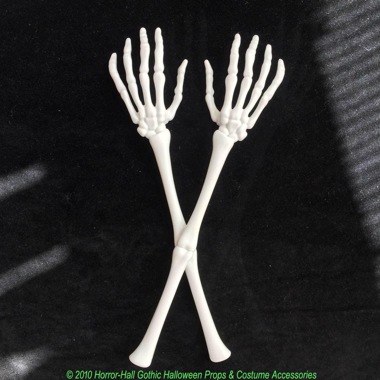 Halloween Gothic SKELETON HAND ARMS TONGS SERVERS Kitchen Utensils Tableware-Set