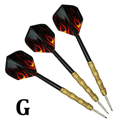 5 Sets (15Pcs) Steel Tip Professional Darts Set Darts Slim Barrel Dart Flights