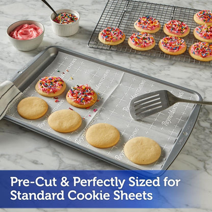 Kitchens Cookie Baking Sheets, Pre-Cut Parchment Paper, 22 Sheets (Pack of 1)