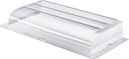 Magnetic Vent Air Deflector for Ceiling, 11" Total Width (Compatible with 10" Wide Ducts), 6" Long, 1.2" Tall, Low-Profile, Non-Adjustable, for Ceilings, Sidewalls and Floors - 2 Pack