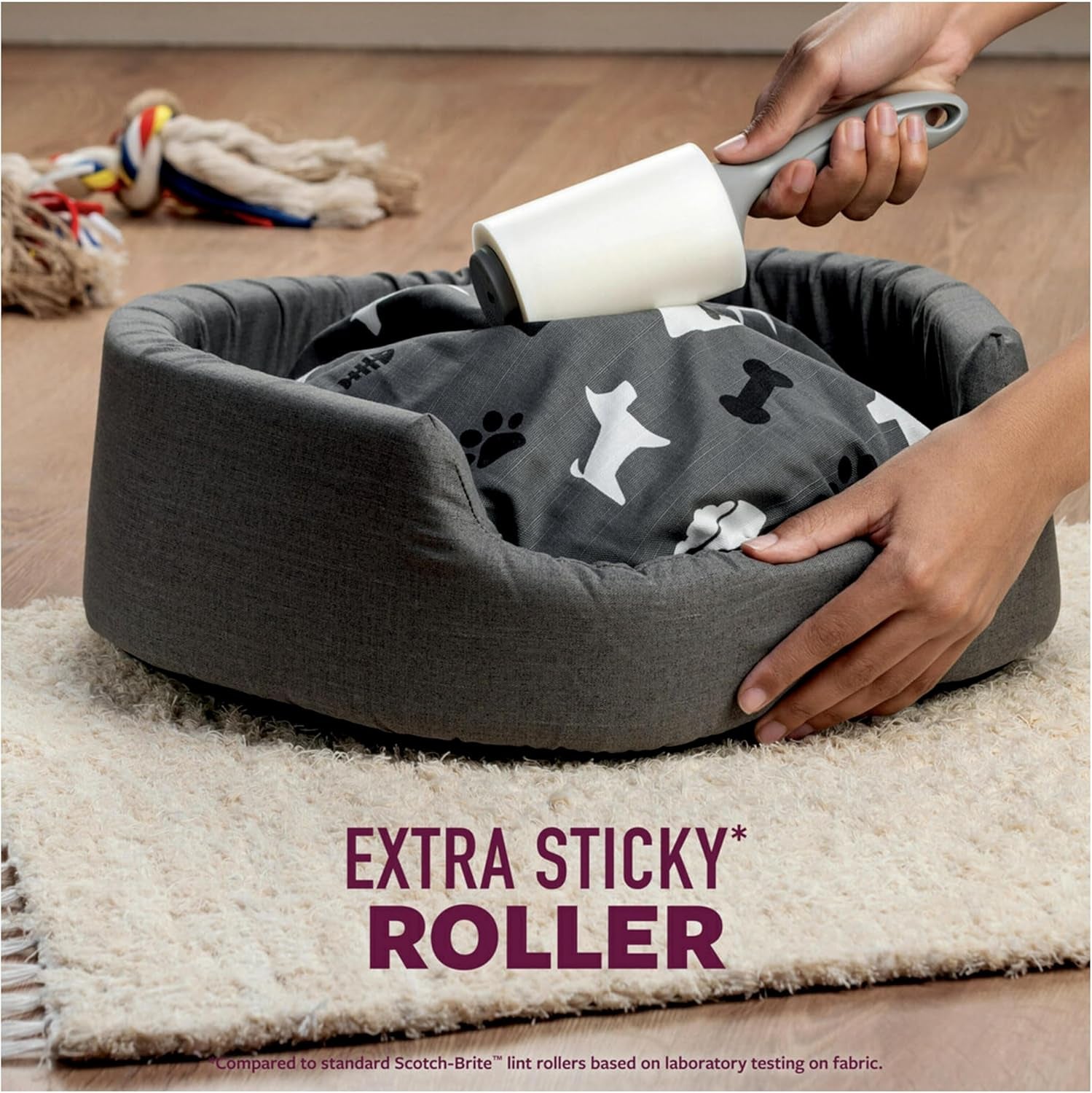 Pet Extra Sticky Hair Lint Roller, 95 Sheets(Packaging May Vary)