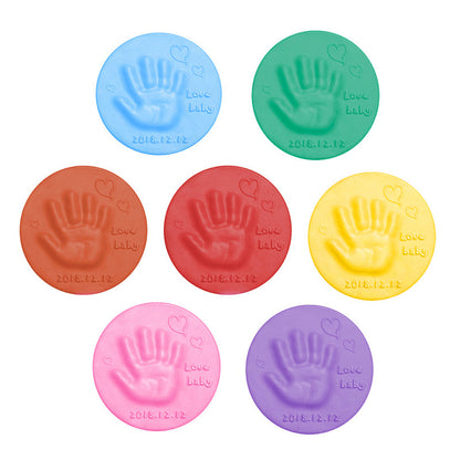 20g baby care hand and foot print mud soft clay fluffy material DIY handprint footprint fingerprint pressure resistant children's toy