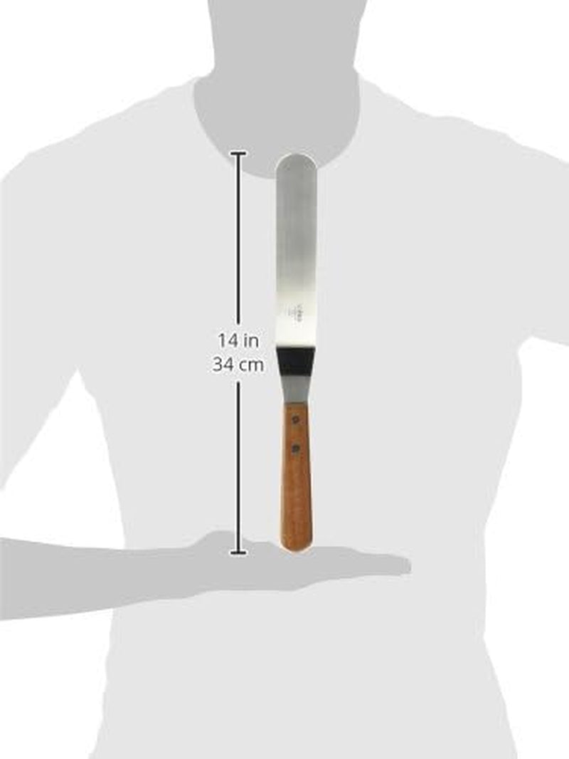 Blade Offset Spatula, 7.75-Inch, Medium, Stainless Steel, Brown