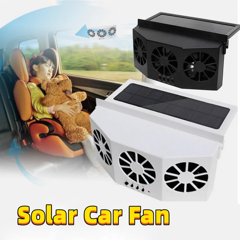 Car Fan Solar Window Sun Powered Car Auto Air Vent Cool Cooling System Radiator Fan Cooling Fan Energy Saving Car Styling Cooler