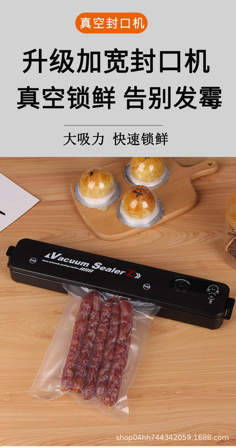 Vacuum Packaging Machine Household Automatic Vacuum Sealing Machine Portable Vacuum Food Preservation Small Plastic Sealing Machine