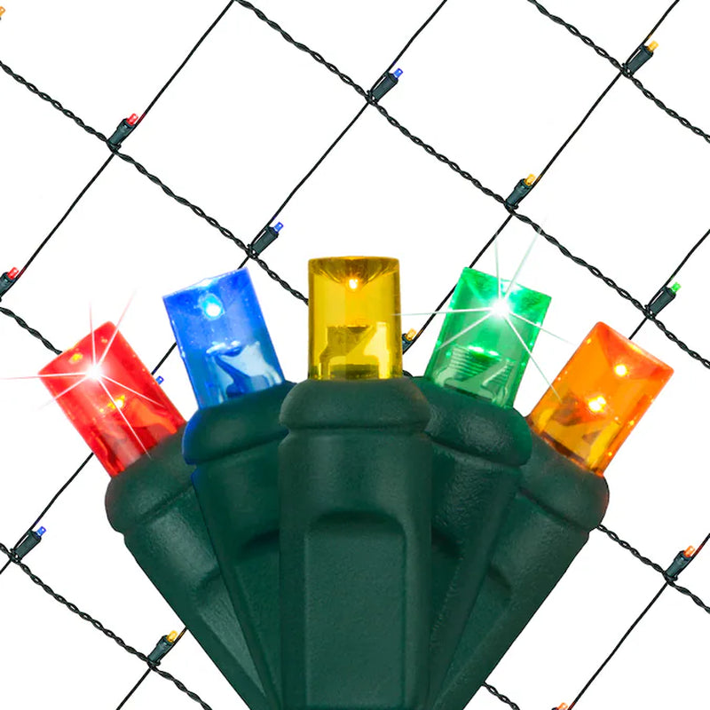 Softtwinkle 70 4-Ft X 6-Ft Twinkling Multicolor Christmas Net Lights