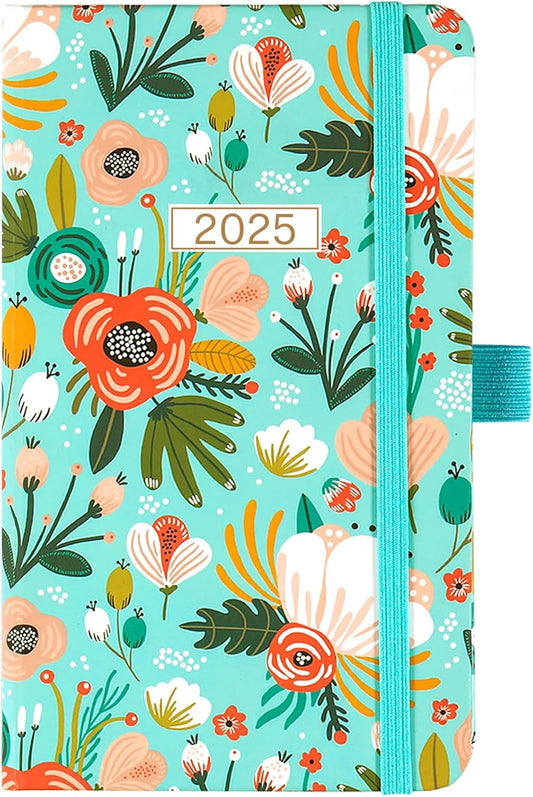 2025 Pocket Planner/Calendar - Weekly & Monthly Pocket Planner 2025, JAN 2025 - DEC 2025, 6.3" X 3.8", with Pen Holder, Inner Pocket