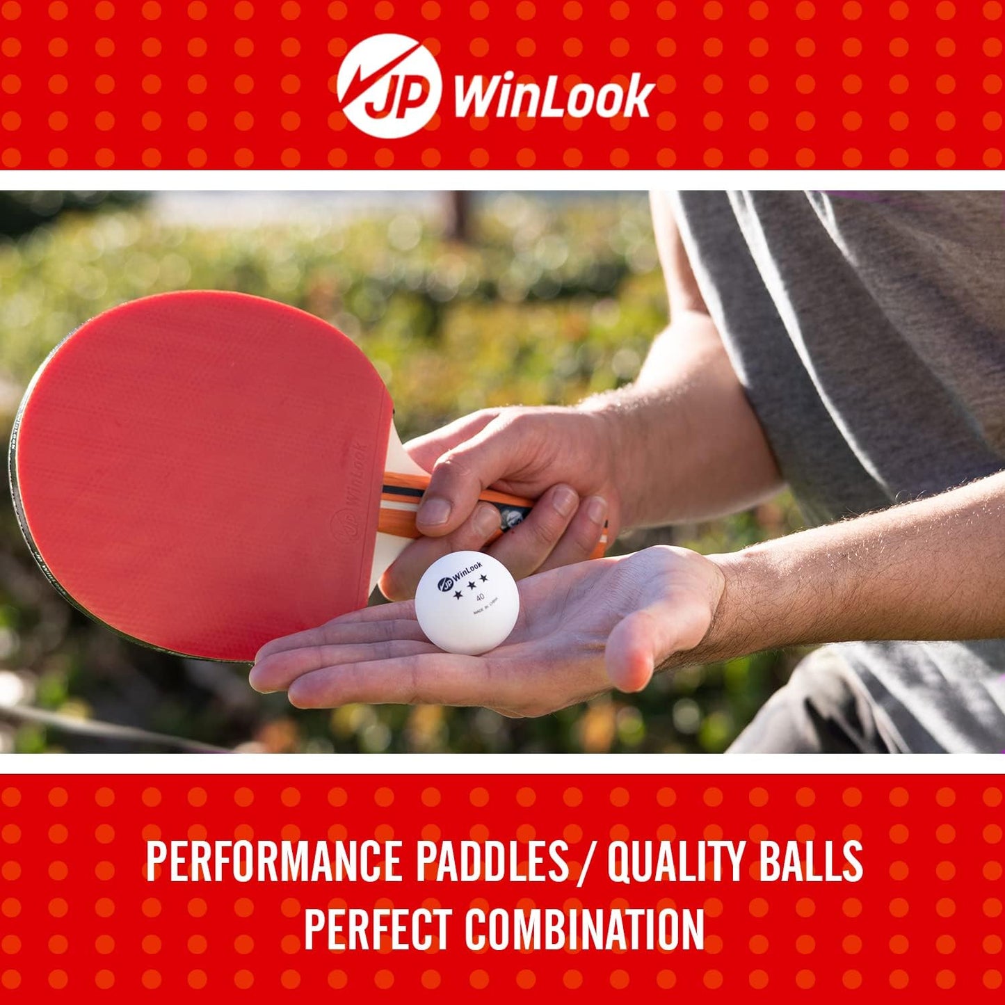 Ping Pong Paddles Sets - Portable Table Tennis Paddle Set with Ping Pong Paddles Professional Case & Ping Pong Balls. Premium Table Tennis Racket Player Set for Indoor & Outdoor Games