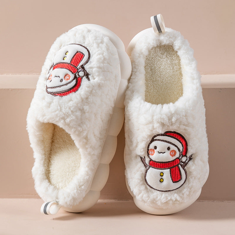 Winter Snowman Slippers