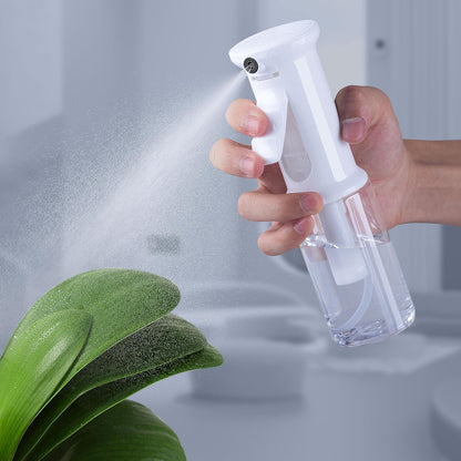 Spray Bottle for Hair Mist Sprayer: Continuous Fine Spray Water Bottle - Empty Misting Spray Bottles for Hairstyling, Cleaning, Travel, Plants, Pets & Skin Care, 200Ml