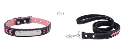 Stainless Steel Iron Dog Collar with Laser Lettering