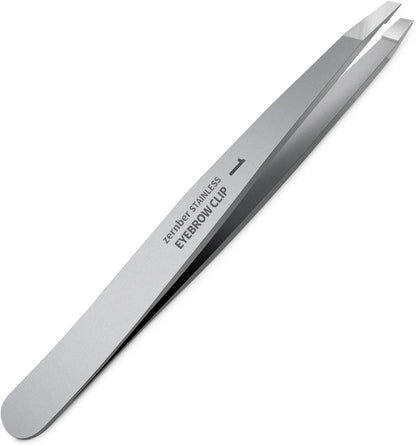 Eyebrow Hair Removal Tweezers, Slant Tweezer Handmade Professional Eyebrow Facial & Hair Remover No Gaps Stainless Steel