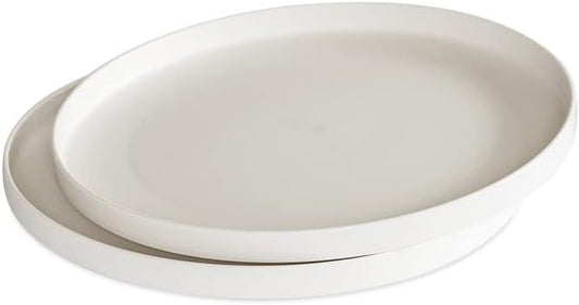 10-Inch Meal Plate, Set of 2, White