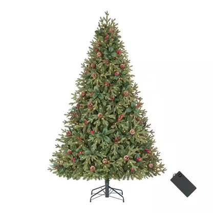 7.5 Ft. Pre-Lit LED Spring Creek Noble Fir Artificial Christmas Tree