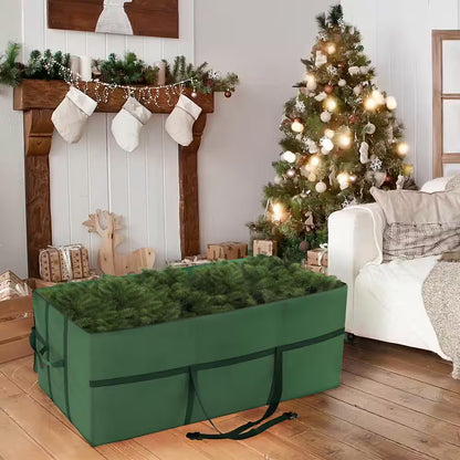 Deluxe Heavy-Duty Christmas Tree Canvas Storage Bag for Trees up to 9 Ft. Tall