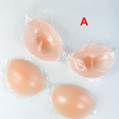 Silicone Self-Adhesive Stick on Gel Push up Strapless Backless Invisible Bras US