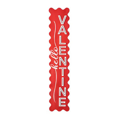 39.25 In. H Valentine'S Wooden HELLO VALENTINE Porch Decor